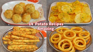 14 Amazing Potato Recipes Collections  French Fries  Potato Chip  Potato Snack Potato Sticks [upl. by Adriano850]