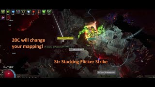 20 Chaos Headhunter with Flicker Strike 316 Scourge League Path Of Exile [upl. by Plath]