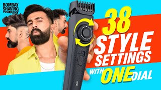 The Ultimate Trimmer Drop Alert  38 Style Settings in 1 Dial  Bombay Shaving Company Power Styler [upl. by Jayme]