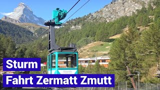 Kraftwerk Luftseilbahn Zermatt  Zmutt Bergfahrt  Grande Dixence  Schweiz  Switzerland [upl. by Eidak]