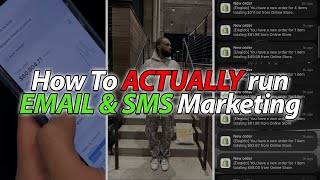 How to ACTUALLY run Email amp SMS Marketing for your Clothing Brand [upl. by Ellinehc]