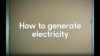 Generate Electricity By Spinning A Magnet In A Coil Of Wire  KS3 Physics BBC Bitesize [upl. by Eirrab]