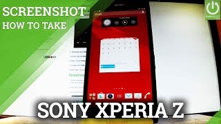 How to Take Screenshot on SONY Xperia Z Ultra  Edit  Delete Screenshot [upl. by Kalvn235]