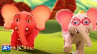 एक मोटा हाथी Ek Mota Hathi Hindi Nursery Rhyme And Kids Song [upl. by Selima]