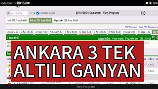 2 Kasım 2024 Cumartesi Ankara at yarışı tahminleri Ankara altılı ganyan tahminleri  Oğulcan Karaca [upl. by Sauder]