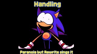 Paranoia but Rewrite sings itMario MadnessSEGA Edition [upl. by Sagerman]