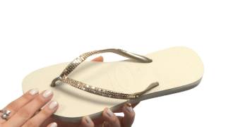 Havaianas Slim Metal Mesh Flip Flops SKU8306926 [upl. by Therron432]