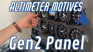 Configuring the Altimeter Motives Gen 2 Instrument Panel for Cessna 172 Flight Simulators [upl. by Aneem]