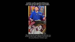 hg amarendra prabhu 🙏shortvideo youtubeshorts kararvinde na padarvindam meaning krishna [upl. by Rhoades184]