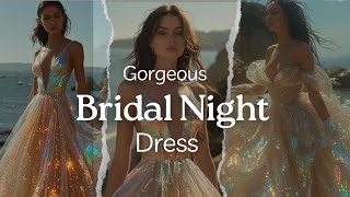 Gorgeous Bridal Night Dress nightdress fashion bridalnight bridalgown usa [upl. by Dody]