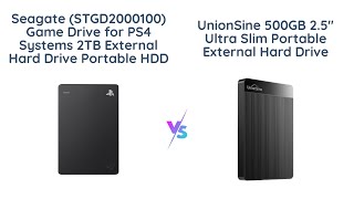 Seagate Game Drive vs UnionSine Portable HDD [upl. by Jacinda]