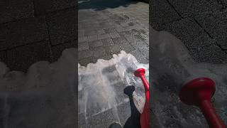 ACID Neutralizing muriatic acid with sodium bicarbonate post rust removal from pavers [upl. by Wehttam437]