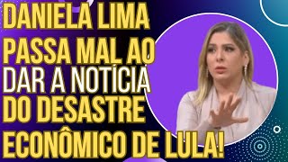 GLOBO TRISTE Daniela Lima não sabe onde enfiar a cara ao dar uma notícia ruim para o Lula [upl. by Attennyl]