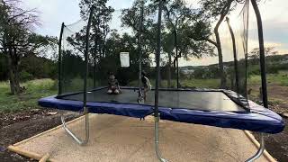 SKYWALKER TRAMPOLINES Epic Series 15 FT Rectangle Outdoor Trampoline Review [upl. by Idissak]