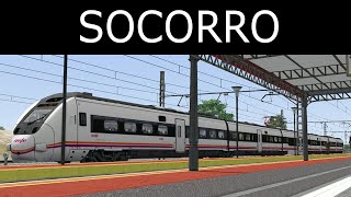 Socorro a Tren de Media Distancia  Train Simulator Classic  Renfe 449 [upl. by Sirromaj348]