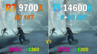 Ryzen 7 9700X vs i5 14600K  Full Test Which one Worth [upl. by Gardol659]