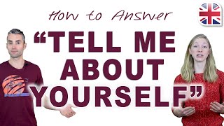 How to Answer Tell Me About Yourself  Spoken English Lesson [upl. by Janeen]