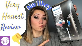 Philips Sonicare Airfloss Ultra Cordless Water flosser Review amp Unboxing DO NOT BUY [upl. by Xever272]