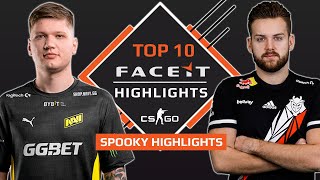 Top 10 BEST FACEIT plays in October 2022 [upl. by Goodard711]