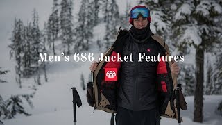 686 Mens Jacket Features [upl. by Atelra]