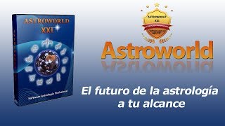 Astroworld XXI  Software de astrología profesional [upl. by Benoite]