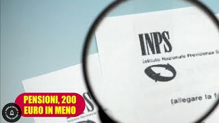 Pensioni INPS da Aprile 200 euro in meno da questo ISEE in su  Cosa succede [upl. by Eak]