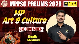 MPPSC Prelims 2023  Complete MP Art amp Culture in One Shot English Medium  Sourabh Yadav Sir [upl. by Sikleb]