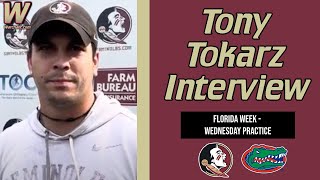 FSU Football  QB Coach Tony Tokarz on Tate Rodemaker and Brock Glenn  Warchant TV FSU [upl. by Friedrich]