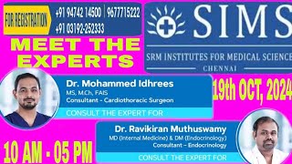 Medical Experts From SIMS HOSPITAL CHENNAI visiting on 19th Oct at Dr Thulasi Diagnostic Garacharma [upl. by Fritz]