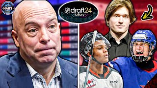 This is MASSIVE for their future  2024 NHL Draft Lottery LIVE REACTION [upl. by Obadias]