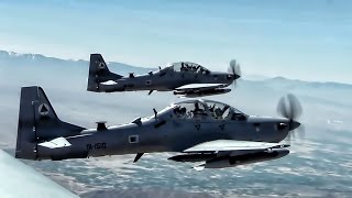 A29 Super Tucano Cockpit Video [upl. by Yroggerg]