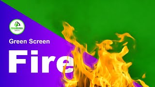 Fire green screen [upl. by Nogam]