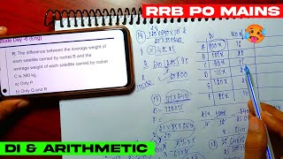 MAINS DI amp Arithmetic Approach 🔥✅ RRB PO MAINS  SBI CLERK MAINS  IBPS CLERK MAINS [upl. by Arrais418]