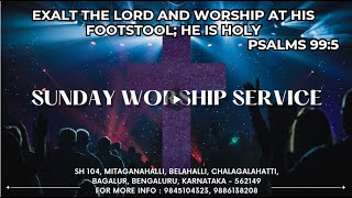 06 October 24 ಭಾನುವಾರಆರಾಧನೆ  Bethlehem House of Worship Bangalore  English amp Kannada [upl. by Carrissa117]