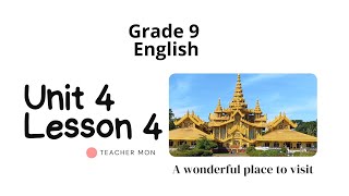 Grade 9 English Unit 4 Lesson 4 [upl. by Brunhilde]