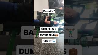 Barbells Dumbbells or Cables [upl. by Einwahr]