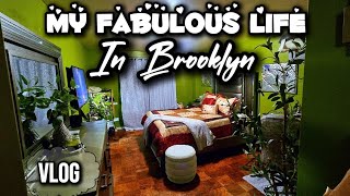 MY FABULOUS LIFE IN BK NY Random Vlog Ep2  Clean and decorate bedroom Christmasdecor [upl. by Melburn]