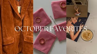 October Favorites 🤎🍂  My Favorite Jewelry New Clothes and Upcoming Plans  Girlgonelux [upl. by Galanti]