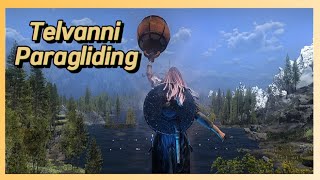 Telvanni Paragliding  A Paraglider Replacer  Skyrim [upl. by Sugden]