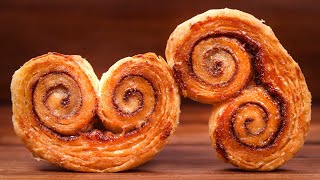 How to Make Beautiful Palmiers with Handmade Rough Puff Pastry [upl. by Anastos]