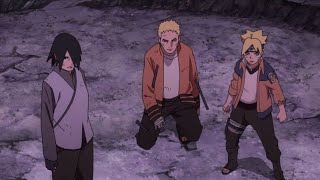 Naruto and Sasuke vs Momoshiki English Dub  Boruto Naruto Next Generations Set 5  VIZ [upl. by Eniluqaj]