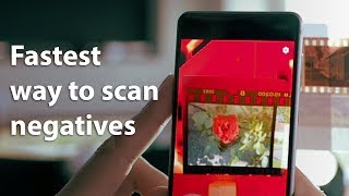 How to start scanning photo negatives with the app quotPhoto Negative Scannerquot [upl. by Dlonra251]