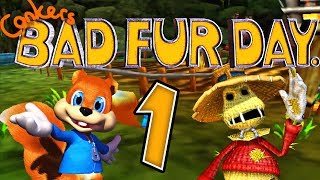 CONKERS BAD FUR DAY  01 💩 Böser Kater nach einem SaufAbend [upl. by Hanover]