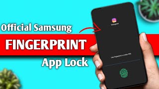 How Enable Fingerprint App Lock In Samsung Devices🔥  Best Method To Lock Apps In Samsung Devices [upl. by Eilagam922]