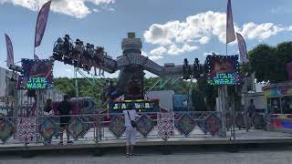 Le Star Wars Moulin à la fête foraine de Ligny en Barrois 2022 [upl. by Aryhs]