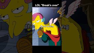 LMAO Thats Breaks over S29E01 shorts series simpsons [upl. by Geesey]