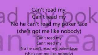 Lady Gaga  Poker Face  Lyrics [upl. by Enirahtak]