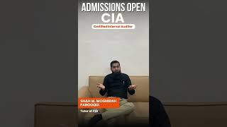 Elevate your expertise in internal auditingAdmissions open for CIA [upl. by Norven]