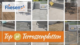 Top 10 Terrassenplatten 2021  unsere schönsten Terrassenplatten aus Feinsteinzeug in 2 cm Stärke [upl. by Silverts484]