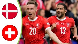 Denmark vs Switzerland  Extended Highlights amp All Goals 2024 HD [upl. by Airret]